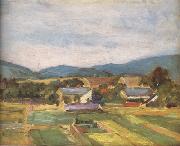 Egon Schiele Landscape in Lower Austria (mk12) oil painting artist